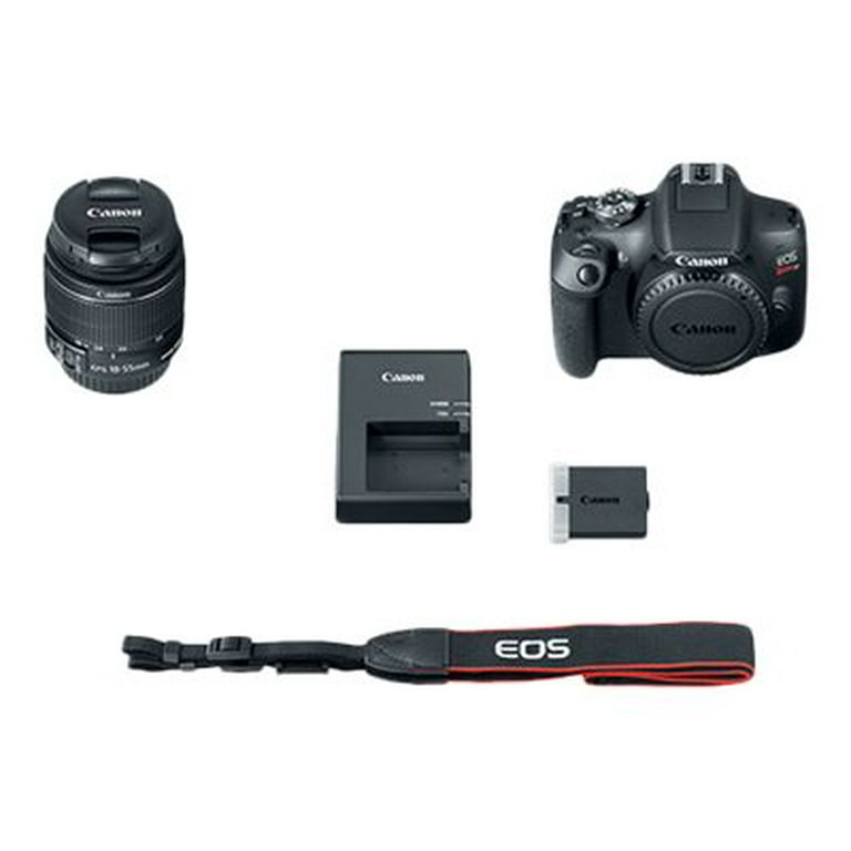 Canon EOS Rebel T7 DSLR Camera - 24.1 MP, EF-S 18-55mm IS II Lens