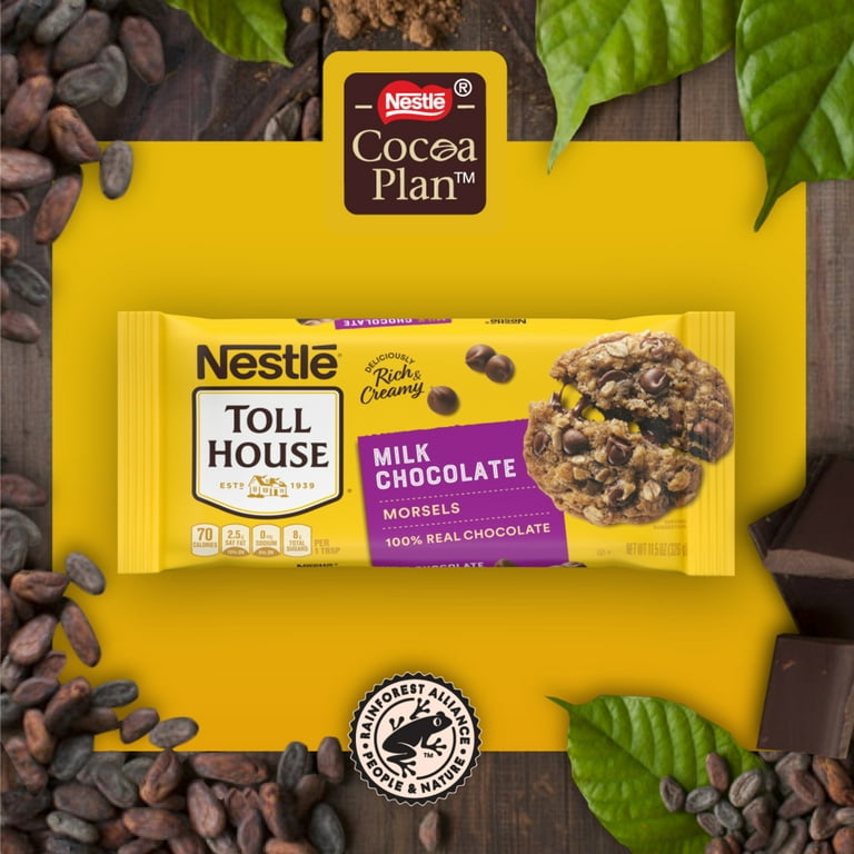 6 pack) Nestle Toll House Milk Chocolate Regular Baking