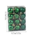 thumbnail image 4 of Cheapark 24-Piece 30mm Shatterproof Christmas Ball Pendants - Hanging Baubles Ornaments Set For Home Tree Indoor Holiday Festive Decor 2025, 4 of 4