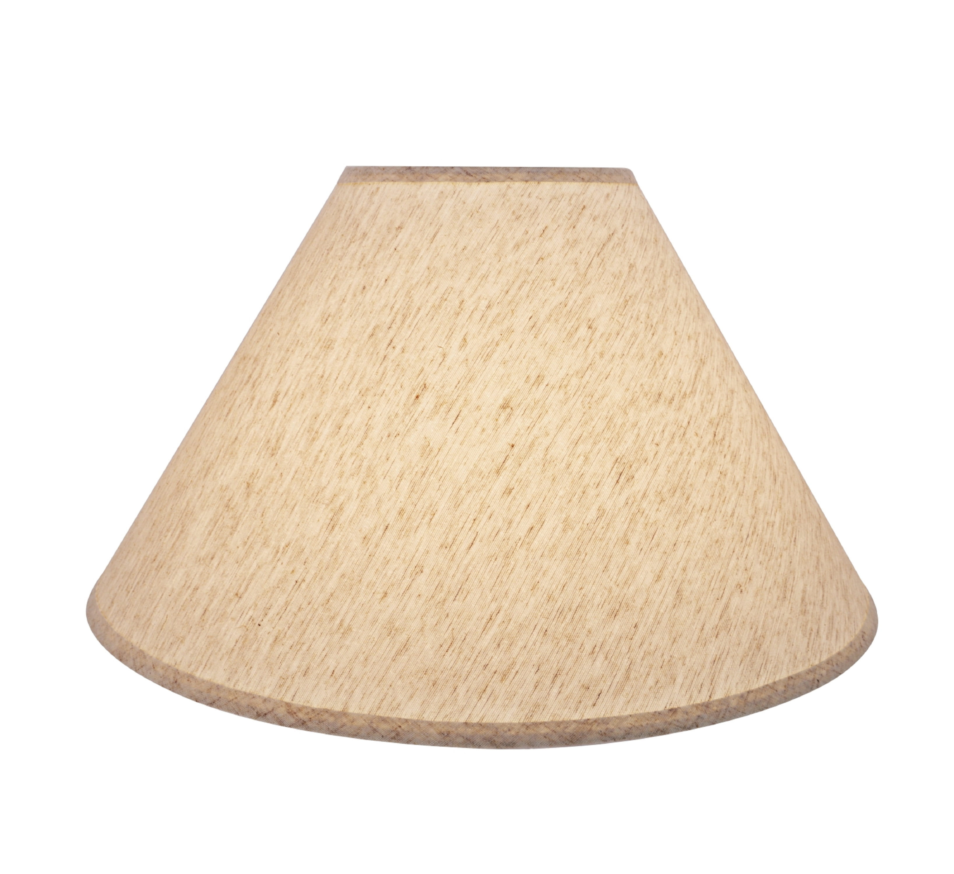 Aspen Creative 32772 Transitional Hardback Empire Shaped Spider Construction Lamp Shade in Beige, 18" wide (7" x 18" x 12 1/2")