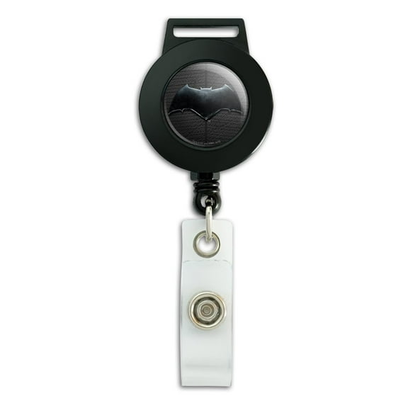 Justice League Movie Batman Logo Lanyard Retractable Reel Badge ID Card Holder