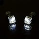 thumbnail image 3 of Pendientes luminosos LED con forma de diamante, pendientes coloridos y parpadeantes con luces LED., 3 of 3