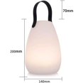 thumbnail image 3 of Lámpara de mesa portátil para exteriores, resistente a la intemperie, inalámbrica y portátil, lámpara LED recargable para interior/exterior, lámpara colgante impermeable para dormitorio, jardín, mesa, 3 of 5