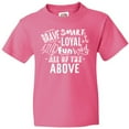 thumbnail image 3 of Inktastic Brave Smart Loyal Kind Fun Loved All of the Above Youth T-Shirt, 3 of 5