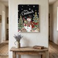 thumbnail image 3 of Canvas Wall Art, Black Christmas Snowman Framed Canvas Prints for Living Room Office, Xmas Tree Snowflake Botanical Gallery Wrapped Wall Decor for Home Office, Gifts, 24"x32" Ship Next Day, 3 of 5