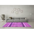 thumbnail image 3 of Ahgly Company Indoor Rectangle Abstract Purple Modern Area Rugs, 6' x 9', 3 of 4