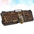 thumbnail image 1 of 1Ensemble Clavier Souris Rétroéclairé Confortable RGB Filaire USB Clavier de Jeu Souris, 1 of 6