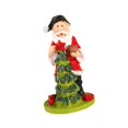 thumbnail image 3 of Figura de resina de Papá Noel, figura de Papá Noel, recuerdo de fiesta, artesanía, decoración navideña Postura de pie, 3 of 9