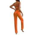 thumbnail image 3 of Liacowi Women Sexy See-Through Mesh Sheer Bikini Set Long Pants Set Cover Up 3 Piece Swimsuit, 3 of 9