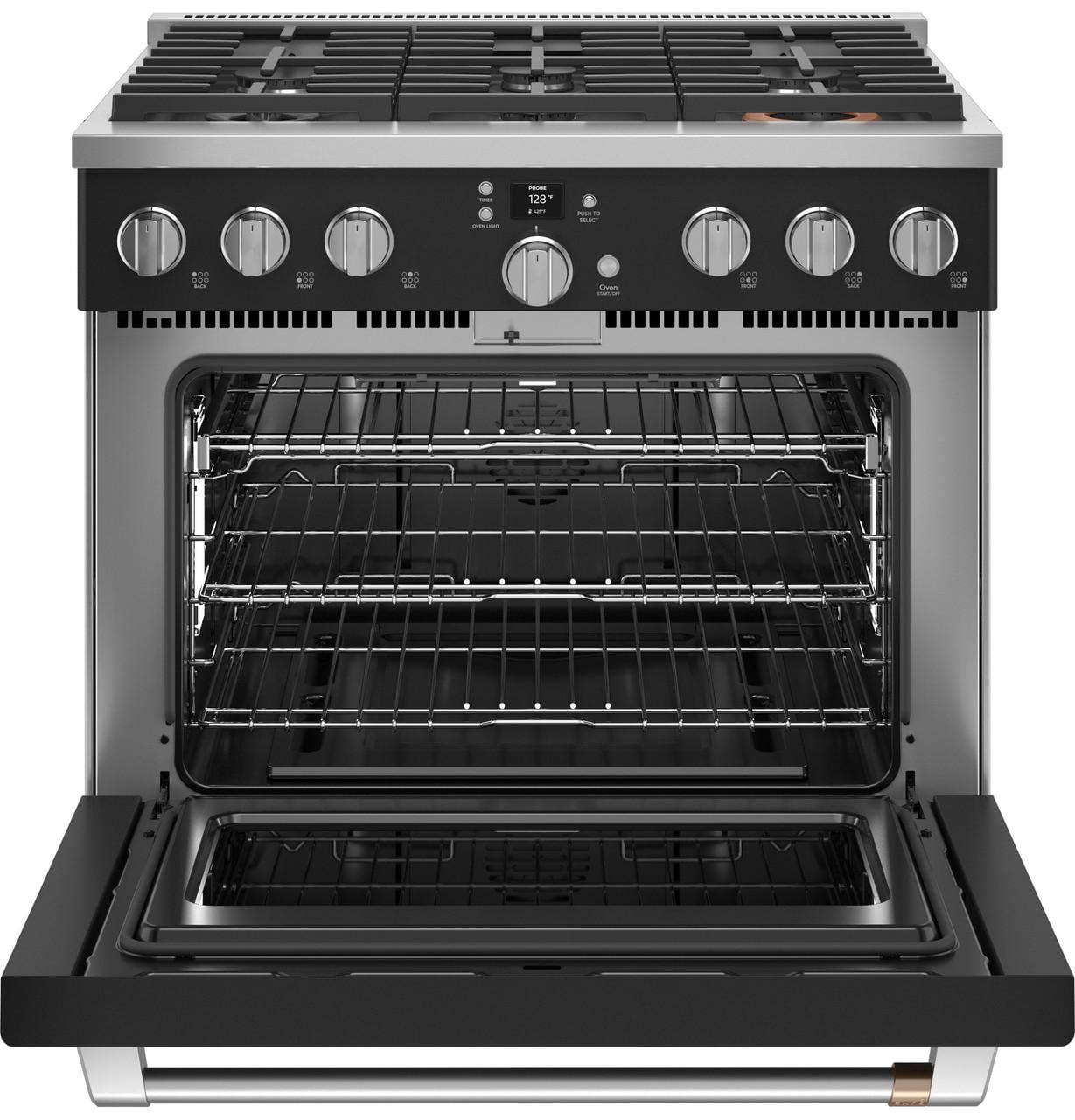 CAFE CGY366P3TD1  PROFESSIONAL GAS RANGE - White