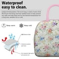 thumbnail image 3 of Flower Lunch Bag for Women Men Reusable Insulated Lunch Bags, Leakproof Cooler Food Lunch Tote Bag, Large Capacity Lunch Box for Work School Travel Picnic, 3 of 7