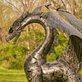thumbnail image 2 of Zaer Large Metal Dragon Statue, "Angry Ira",, 2 of 7