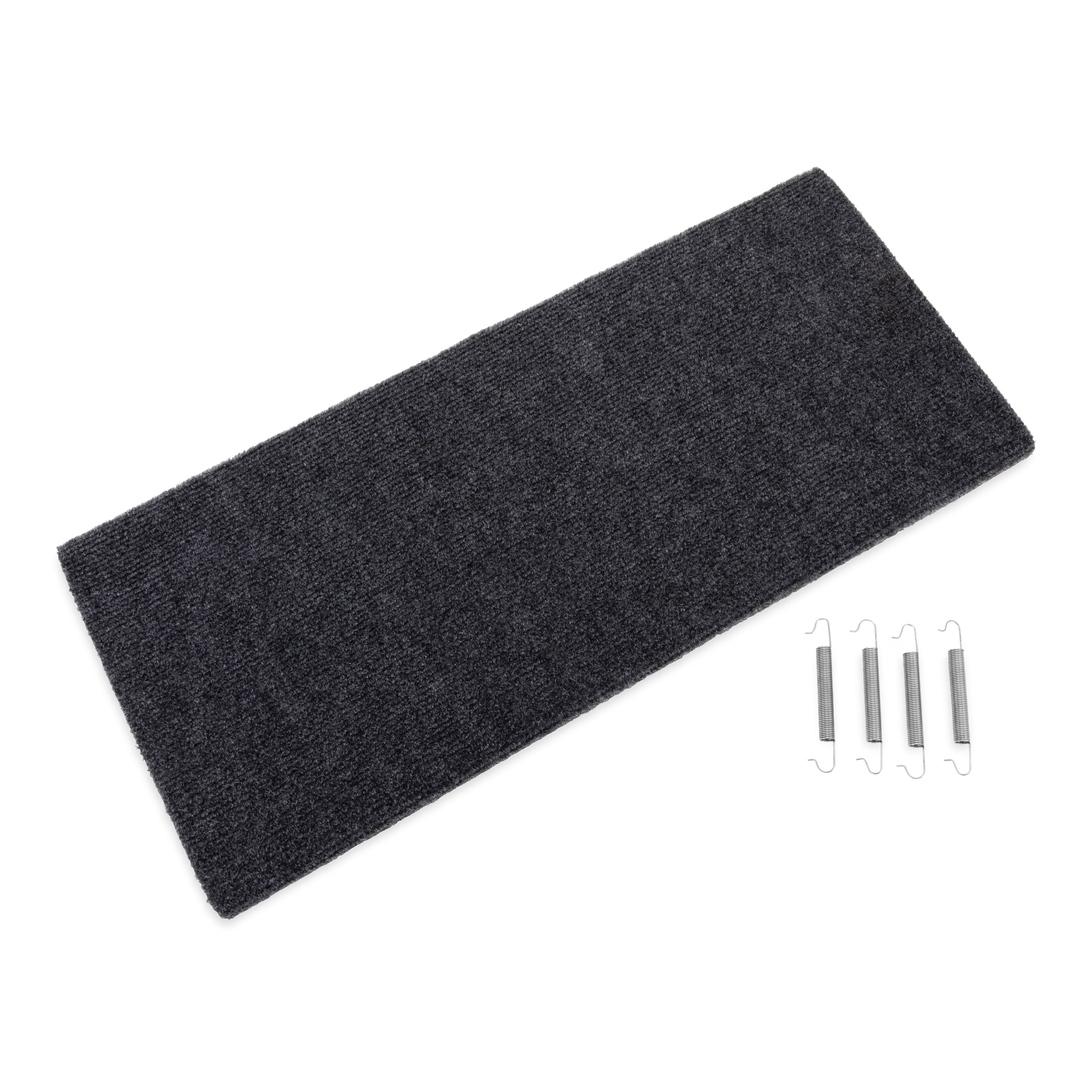 Camco XL Wrap Around RV Step Rug - 23-inch Wide Steps - Gray (42935)