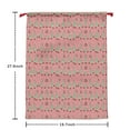 thumbnail image 5 of Christmas Bags Drawstring,Pink Christmas Tree Pattern Large Xmas Christmas Gift Bags,Reusable for Xmas and New Year Party Favors and Supplies,27.6" X 19.7", 5 of 5