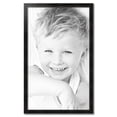 thumbnail image 2 of ArtToFrames 26" x 43" Honors Black with Silver Picture Frame, 26x43 inch Black Wood Poster Frame (WOM-5157),  Pack, 2 of 7