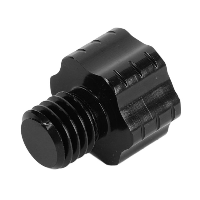 Motorcycle Rear View Mirror Hole Plug CNC Machined Aluminum Alloy Stability for All Motorcyclists 10mm Reverse Thread