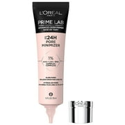 L'Oreal Paris Prime Lab Up to 24H Pore Minimizer Face Primer Infused with AHA, LHA, BHA Complex to Smooth and Extend Makeup Wear, 1.01 Fl Oz