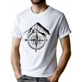 thumbnail image 1 of Men's Casual Slightly Stretch "Compass" Graphic Tee, Male Clothes for Summer, 1 of 8