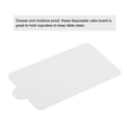 thumbnail image 4 of Uxcell 200pcs Mini Cake Boards, Mousse Cake Cardboards Rectangle Cake Bases (White), 4 of 5