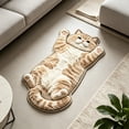 thumbnail image 5 of AMARHH Cat Shaped Fluffy Plush Floor Mat, Washable Faux Fur Animal Rug for Home Bedroom Living Room, Soft Cozy Bedside Decor Accent for Cat Lover Gift, 5 of 6