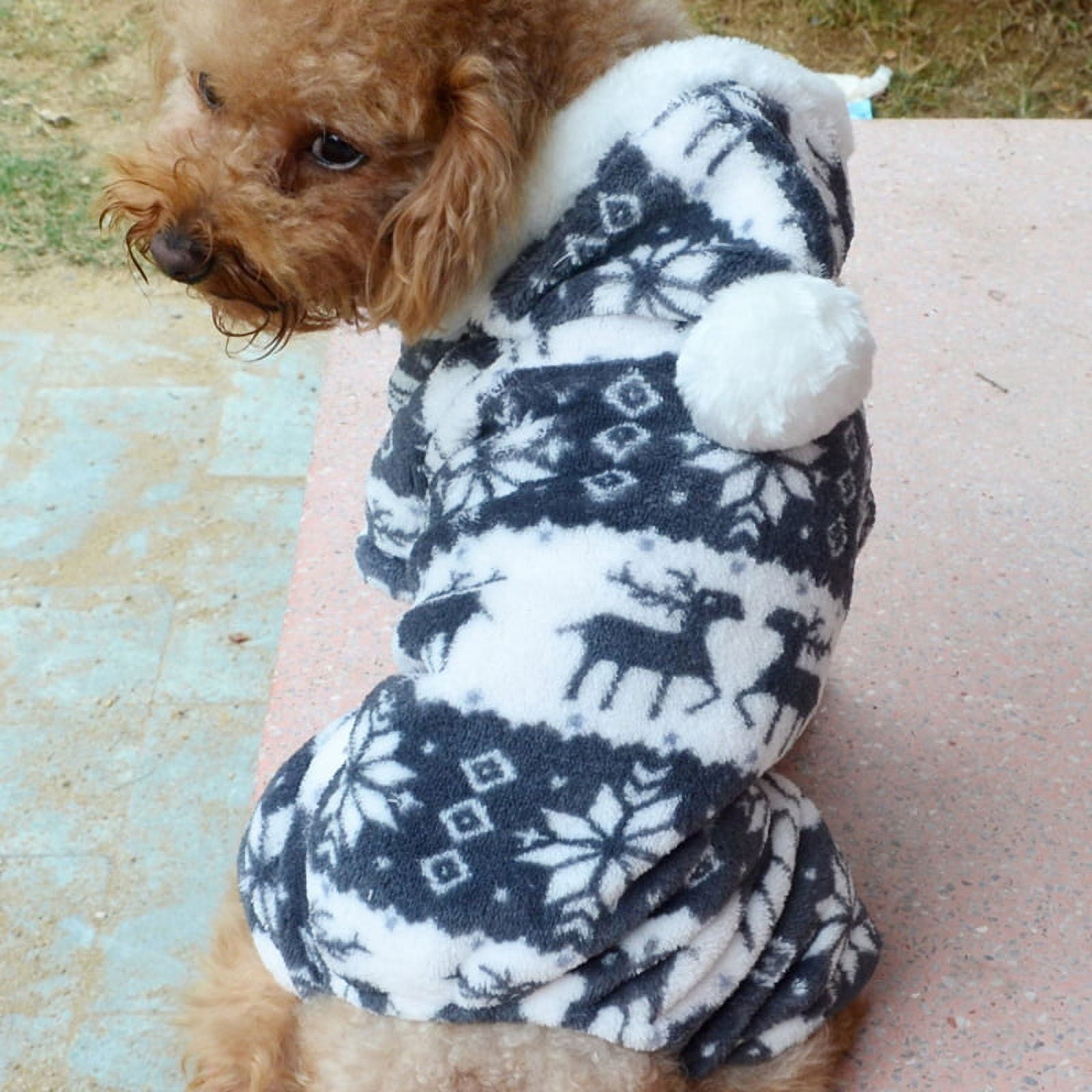 Clearance Sale Pet Dog Clothes Winter Warm Dog Coat Christmas Jumpsuit Thicken Pet Clothing For Yorkshire Costume Bulldog Puppy Clothes Jackets Walmart