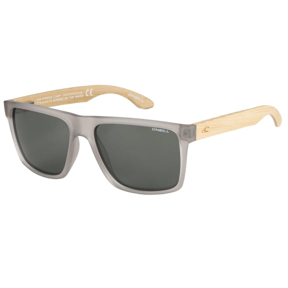 O'NEILL Harwood 2.0 Polarized Sunglasses, Matte Gray Crystal/Bamboo