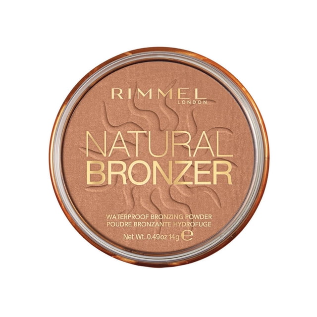 Rimmel Natural Bronzer, Waterproof, Sunkissed Finish, Blends Effortlessly, Up to 10H Wear, 100% Cruelty-Free