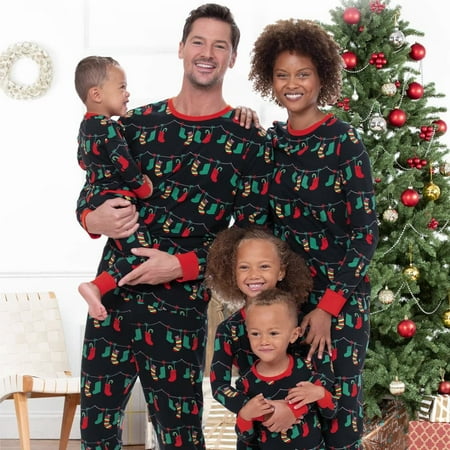 

Family Matching Christmas Pajamas Christmas Sock Pattern Pajamas Christmas Family Matching Clothes Set