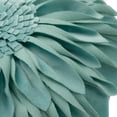 thumbnail image 5 of JWH 3D Round Handmade Decorative Velvet Sunflower Sofa Throw Pillows with Insert 12inch Eggshell Blue, 5 of 8