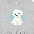 thumbnail image 4 of Inktastic Maltese Puppy Dog Girls Toddler Dress, 4 of 5