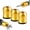 Yellow, variant on Screwdriver Head Magnetic Ring 3PCS, Strong Magnetic Screw Holder for Drill Bits, Removable Universal Magnetizer for Hex Screwdriver & Power Tools, Alloy Screw Ring for DIY Repair (Red)