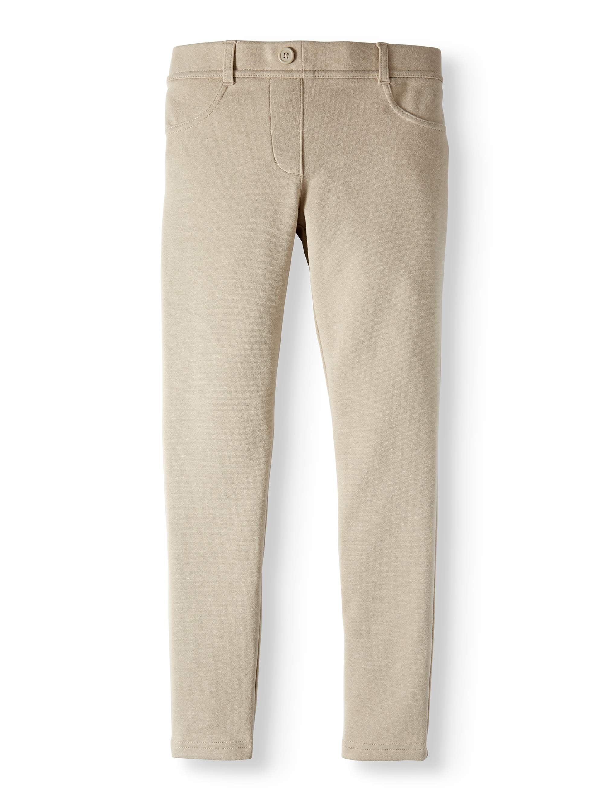 Pro5 Girls School Uniform Stretched Skinny Spandex Pant Navy//Khaki 8~16