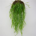 thumbnail image 4 of Injueey Guirnalda de hoja de simulación de vid de sauce artificial, ratán colgante de plástico decorativo para boda en casa Plantas Artificiales verde claro, 4 of 6