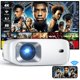 thumbnail image 1 of Soporte para proyector HONPOW 4K con Wifi y Bluetooth para exteriores, 1 of 7