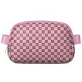 thumbnail image 1 of Colorful Checkered Belt Bag – Plaid-Inspired Fanny Pack with Vibrant Retro Checkerboard Style, 1 of 4
