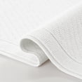 thumbnail image 1 of Juego de alfombras de baño Arkwright, 100% algodón, muy absorbentes, color blanco, 1 of 6