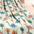 thumbnail image 3 of Beige Dinosaurs Landscapes Pattern Blanket,Comfortable Soft Flannel Throw Blanket,All Season,Warm Lightweight Blankets for Sofa Bed Couch Living Room Chair,40"x50", 3 of 4