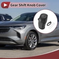thumbnail image 2 of Cubierta de pomo de cambio de marcha antideslizante Unique Bargains para Buick Envision 2015-2020, negro de cuero sintético, 2 of 6