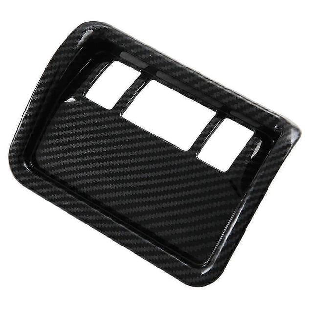 For Crosstrek 2023 2024 Car Head Light Lamp Adjustment Switch Cover Trim Accessories ABS Carbon Fiber