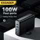 thumbnail image 3 of Adaptador de corriente de carga Essager US/EU/UK para iPhone Samsung Xiaomi MacBook JShteea Nuevo, 3 of 9