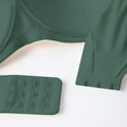 thumbnail image 5 of WCJM High Support Bras For Women Adjustable Strap Full Coverage Up Bras Comfortable Bras No-Adjustment Green Comfort that lasts from school drop-off to happy hour, 5 of 6