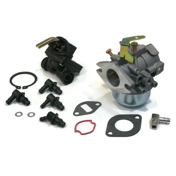 The ROP Shop Fuel Pump & Carburetor kit for Kohler K241-46108, K241-46171, K241-46175 Yard
