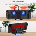 Customized Stand Base For Nintendo Switch OLED Lite RGB Cooling Fan
