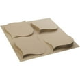 thumbnail image 6 of Ekena Millwork 19 5/8"W x 19 5/8"H Clover EnduraWall Decorative 3D Wall Panel, UltraCover Satin Smokey Beige (12-Pack for 32.04 Sq. Ft.), 6 of 6