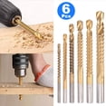 thumbnail image 5 of Juego de 6 brocas HSS para fresar madera y metal K075, 5 of 5