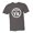 Charcoal, variant on PleaseMeTees™ Mens From Born Made In Texas Longhorn TX Logo Label HQ Tee