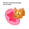 thumbnail image 3 of Toystoory Molde de silicona cerdo encantador ligero fácil de usar decoración moldes DIY rosa decorativo molde postres dulces cocina Cocina y Comedor, 3 of 6