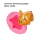 thumbnail image 5 of Toystoory Molde de silicona cerdo encantador ligero fácil de usar decoración moldes DIY rosa decorativo molde postres dulces cocina Cocina y Comedor, 5 of 6