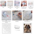 thumbnail image 3 of Paint By Numbers Kit for Adults Beginner - Saint Bernard Sunset Portrait DIY Canvas Painting Kits for Adults, Frameless Paint By Number for Adults for Home Wall Decor 16x20 Inch, 3 of 7