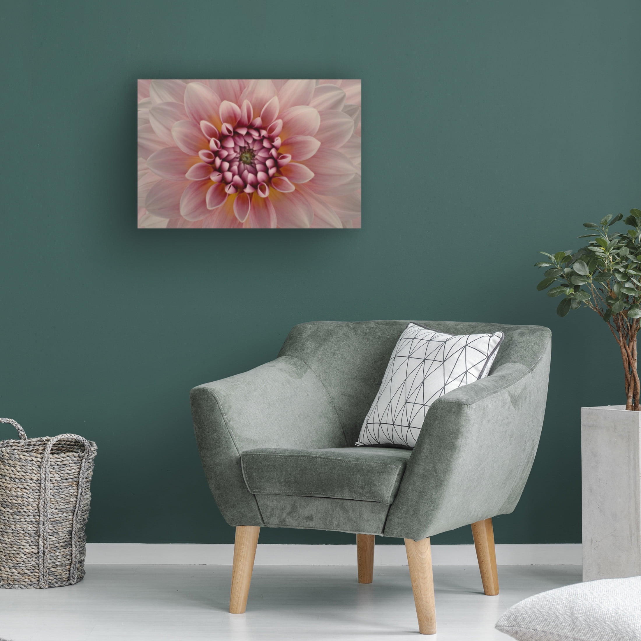 Canvas Wall Art - Richard Urbanski 'Blush' Wall Art for Living Room, Bedroom, or Office Décor by Trademark Fine Art - 19 x 12 Inches
